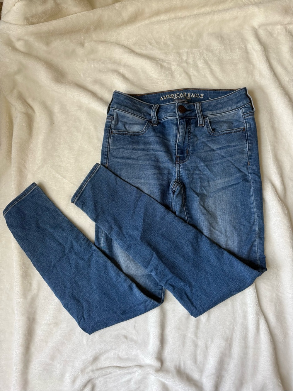 American Eagle Outfitters Super Stretch Skinny Jeans Blue